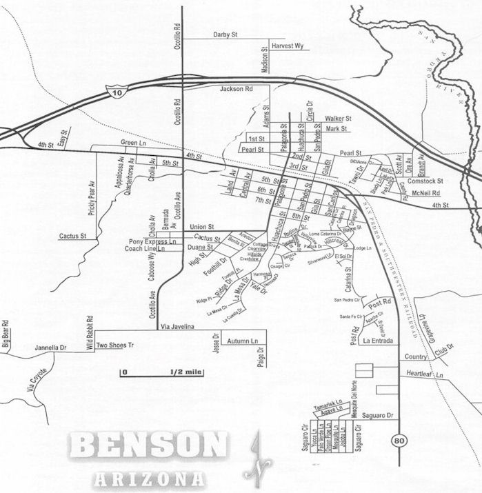 Benson City Map